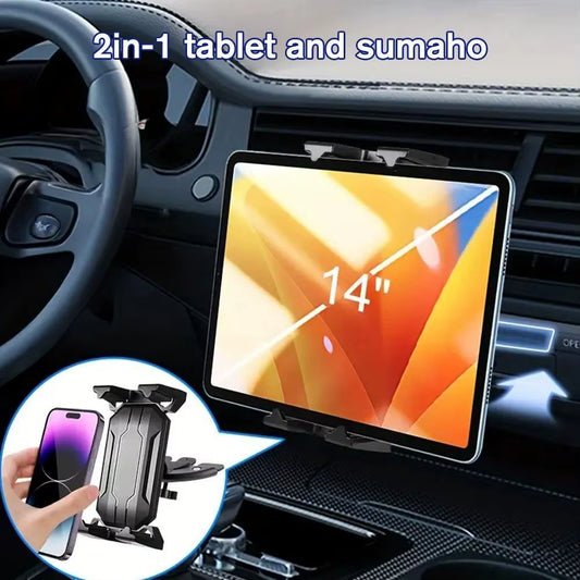 Car Universal Tablet Stands Holder CD Slot Mobile Phone Smartphone Mobile Mount Hands-Free Mount Phone Phone Holder Bracket