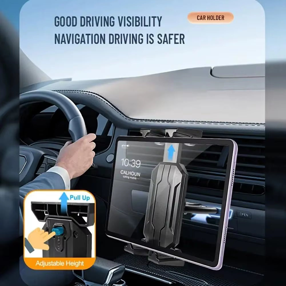 Car Universal Tablet Stands Holder CD Slot Mobile Phone Smartphone Mobile Mount Hands-Free Mount Phone Phone Holder Bracket